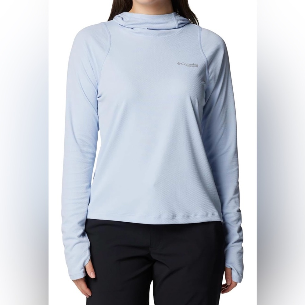 NWT Columbia Women’s Summit Valley Hoodie S Whisper UPF 50